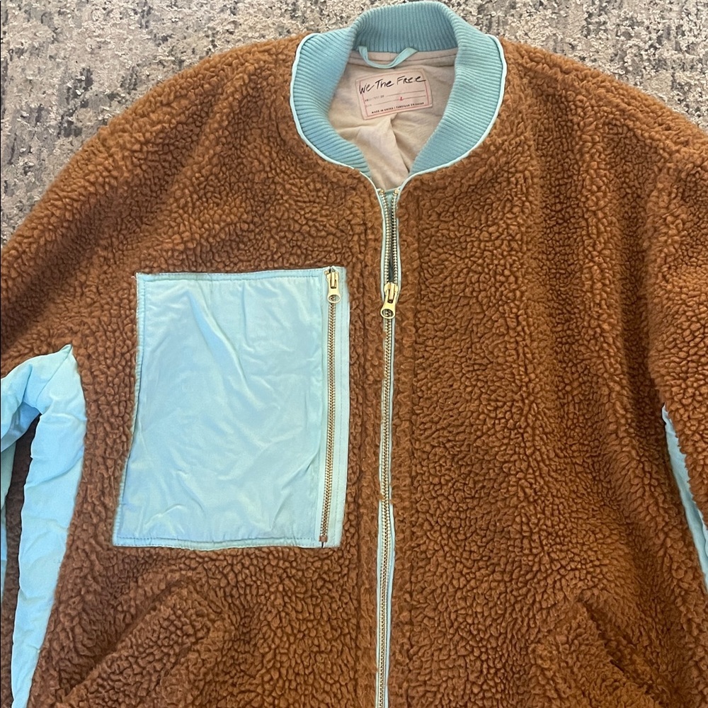 We The Free Rivington Sherpa Jacket Free People - Picture 6 of 7